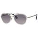 New Jack Spade Fletcher Mens/Womens Aviator Full-Rim 100% UVA & UVB Matte Silver Retro Collectible Must Have Rare Hip Aviator Frame Gray Lenses 54-21-140 Sunglasses/Sun Glasses