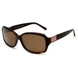 Kate Spade Women's Annika Sunglasses,Tortoise Frame/Brown Lens,one size