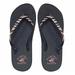 Beverly Hills Polo Club Zebra Glitter Women's Flip Flop Sandal Thong