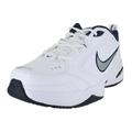 Nike Mens AIR MONARCH IV (4E), WHITE/METALLIC SILVER-MIDNIGHT NAVY, 12.5