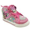 Disney Minnie Mouse Toddler Girls'Â Dotty High Top Sneaker