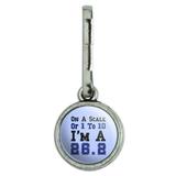 26.2 Marathon Scale of 1 to 10 Sporty Running Runner Marathoner Antiqued Charm Clothes Purse Suitcase Backpack Zipper Pull Aid
