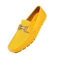 Amali Mens Perforated Harry Slip On Driving Moccasin Loafer