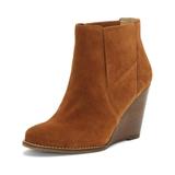 Jessica Simpson Womens Ciandra Ankle Suede Wedge Boots