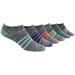adidas Women's Superlite No Show Socks (6-Pair) Women's Sock size (5-10) Onix - Clear Onix Space Dye/ Easy Green/ Energy Ink Bl