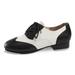 Adult Black White Leather Superior Tone Tap Applause Shoes 4-12 Womens