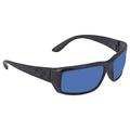 Costa Del Mar Blue Mirror Polarized Plastic Rectangular Sunglasses TF 01 OBMP