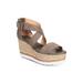 Marc Fisher Womens Zendra Leather Open Toe Special Occasion Platform Sandals