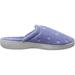 isotoner Women's Classic Terry Clog Slippers Slip on, Periwinkle, 5.5-6