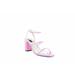 Aqua Maika Block-Heel Sandals Pink