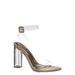 Avenue06 by Bamboo, Transparent Clear Dress Sandal - Perspex Vinyl Acrylic Strappy Shoe (women)