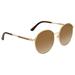 Gucci Brown Round Sunglasses GG0206SK 003 58