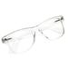 Crystal Clear Frame Transparent Glasses Classic Shape