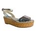 rafe NEW YORK Women's Elisha Genuine Snake Platform Sandals Shoes 9 US / 39 EU