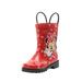 Disney Girls Minnie Mouse Rubber Rain Boots - Size 1 Little Kid