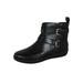 Fitflop Womens Laila Double Buckle Leather Ankle Boot Shoes