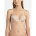 Calvin Klein Women's Seductive Comfort Tailored Lift Demi Bra, Bare, 40D