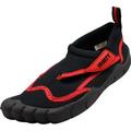 Norty Kids Water Shoes Unisex Boy Girl Slip on Aqua Socks Pool Beach for Children 40942-2MUSLittleKid Black Red