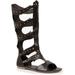 Ellie Shoes E-031-Warrior Knee-High Flat Sandal L [Mens USA 12/13] / Brown