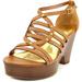 LAUREN by Ralph Lauren Womens Raegan Leather Open Toe Casual Strappy Sandals