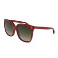 GG0022S 006 Red Red Frame / Brown Gradient Lenses