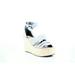 Dolce Vita Simi Espadrille Platform Wedge Sandals Grey