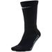 Nike Vapor Crew Socks (black, SM (Women's Shoe 4-6))