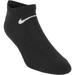 Nike No-Show Performace Cotton Cushioned Band Cotton Socks 6-Pack (LG (Men's Shoe 8-12, Women's Shoe 10-13), Black/White)