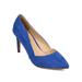 New Women Liliana Rhea-1 Faux Suede Pointy Toe Single Sole Stiletto Pump