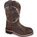 Smoky Mountain Childrens Boys Logan Waxed Brown Leather Cowboy Boots 3 D