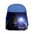 Electric Space Girls / Boys Blue Preschool Toddler Childrens Backpack & Lunchbox