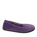 Dearfoams Women's Rebecca Microfiber Velour Closed Back Slippers