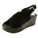 donald j pliner sahar women us 6.5 black wedge sandal
