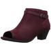 Easy Street Women's Sparrow Ankle Bootie, Burgundy Super Sue