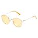 Calvin Klein Men's Gold Tone Round Sunglasses CK18104S 717 49