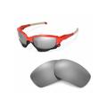 Walleva Titanium Replacement Lenses for Oakley Racing Jacket Sunglasses