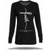 Long Sleeve, Faith Cross, Vintage Black Shirt-Hebrews 11:1 by Shields of Strength