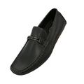 Amali Mens Slip On Driving Moccasin Casual Loafers Dress Shoes Black Size 11