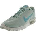 Nike Women's Air Max Sequent 2 Pure Platinum / Polarized Blue Ankle-High Running - 8M