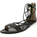 Cole Haan Women's Original Grand Laced Sandal Ii Leather Black Ankle-High - 5.5 M