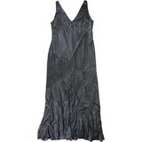 Ralph Lauren Womens Metallic Gown Dress