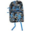 Kids Backpack for Boys Girls, Lightweight Outdoor Travel School Bag, Student Printed Fashion (Blue Race Paint)