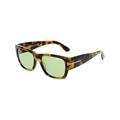 Tom Ford TF493 52N Stephen - Dark Havana/Green by Tom Ford for Women - 54-17-140 mm Sunglasses