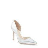 Jessica Simpson Womens Prizma Classic Pumps Platinum Silver Pumps (9)