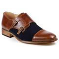 Metrocharm MC136 Men's Double Monk Strap Oxford Classic Dress Shoes