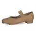 Danshuz Girls Bella Tan Scored Sole Strap Tap Shoes 11-1 Kids