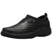 Propet Wash & Wear Slip On II Slip Resistant - Men's - Black Leather