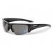 ESS Sunglasses Crowbar Black Silver Logo Polarized Mirrored Gray Lens