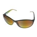 Ellen Tracy Womens Sunglass White Plastic Rectangle, Brown Gradient Lens ET507 4