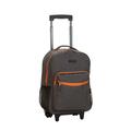 Rockland Luggage Roadster 17 Rolling Backpack